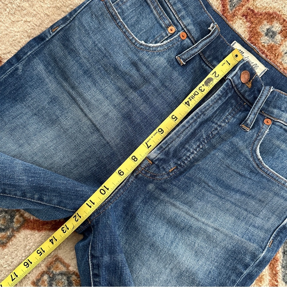 Madewell Perfect Vintage Crop Jeans - High Rise Distressed -‎ 27 - Picture 9 of 10